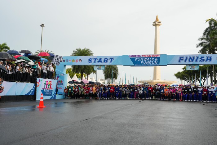 TP PKK Pusat Gelar Fun Run dan Fun Walk untuk Peringati Hari Ibu 2024